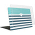 Polka Dots and Stripes Heart in Blue MacBook Air 15in (2023-2025) Case plus Skin